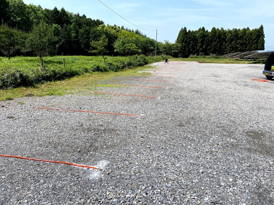 駐車場のライン引き1